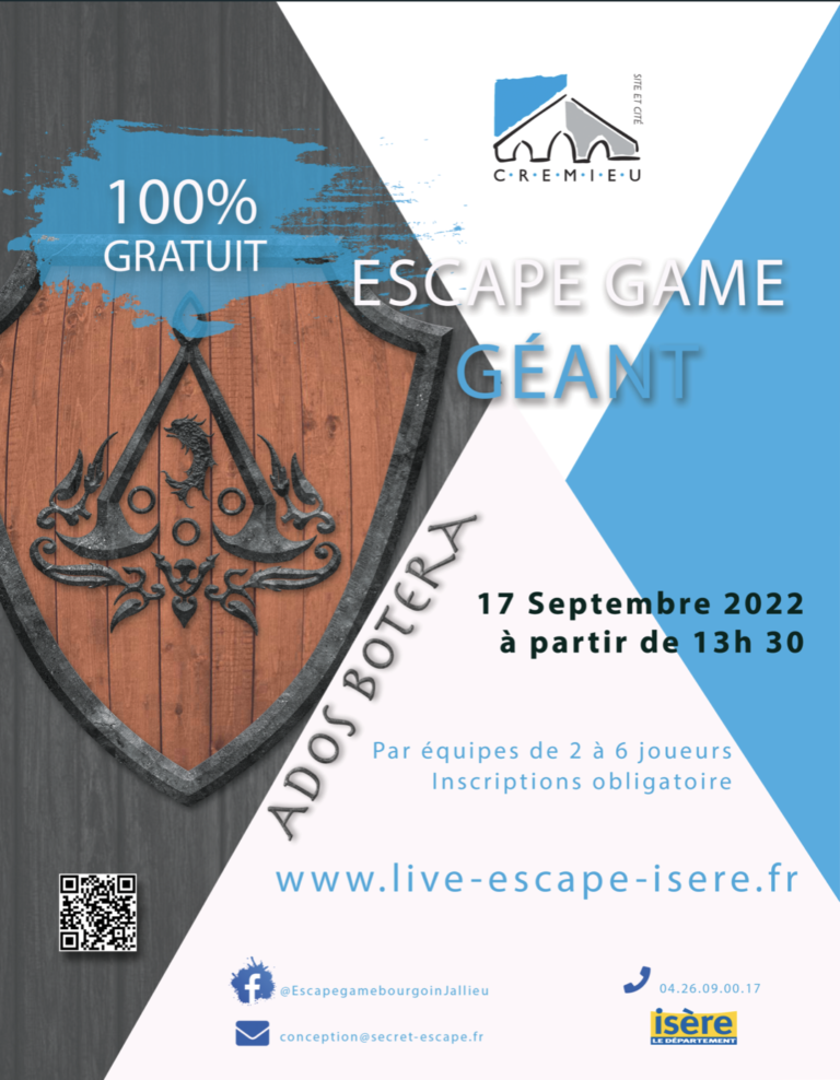 Escape Game G Ant Cr Mieu Site De La Mairie De Cr Mieu