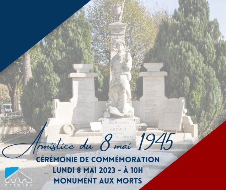 Cérémonie du 8 mai Site de la mairie de Crémieu